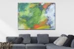 Buy XXL abstract paintings with structures - for the living area